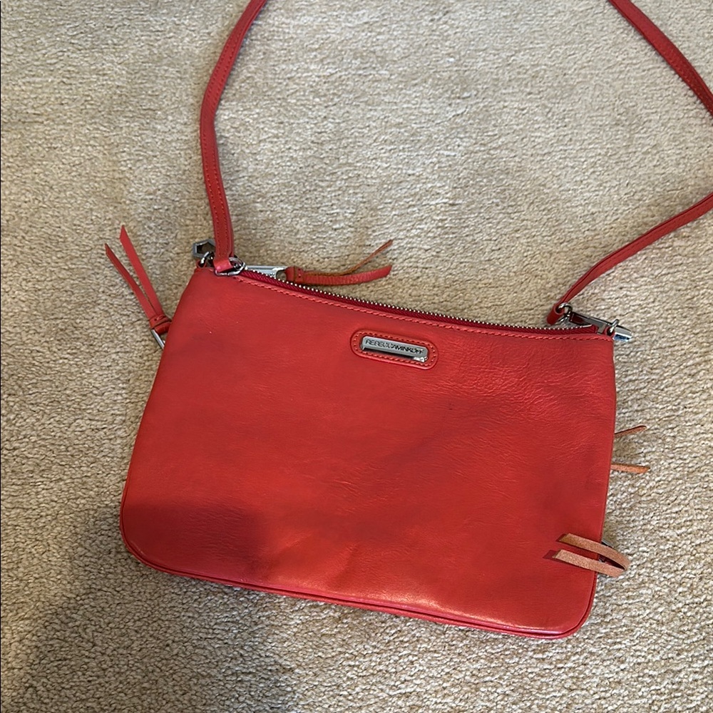 Rebecca Minkoff Red Crossbody Bag with Sleek Design